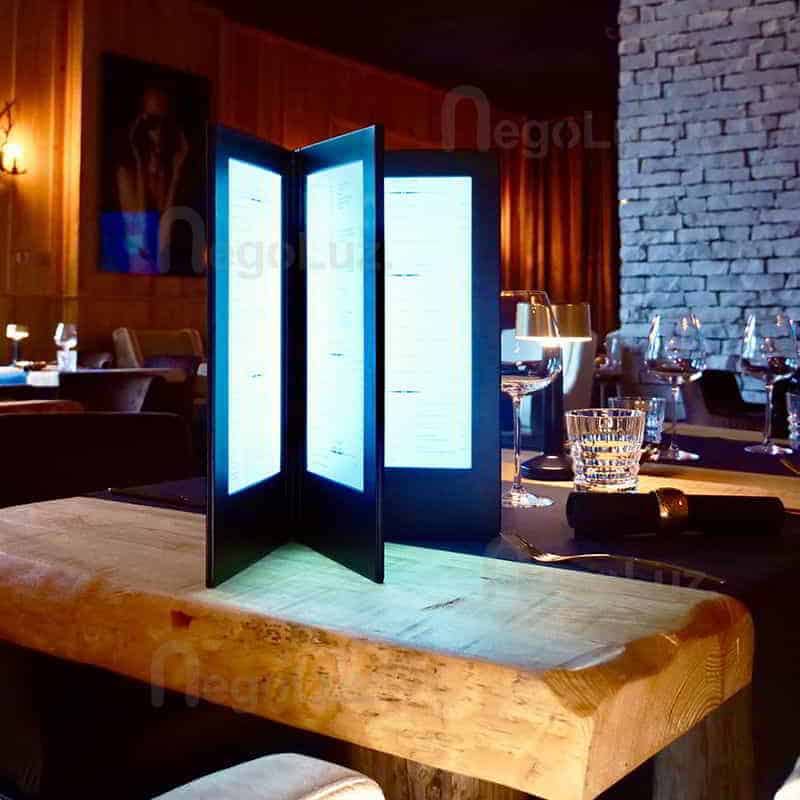 Porte Menu Led Hôtel Prix